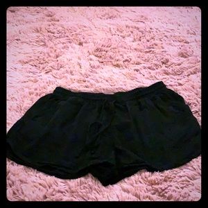 Skimpy black booty shorts